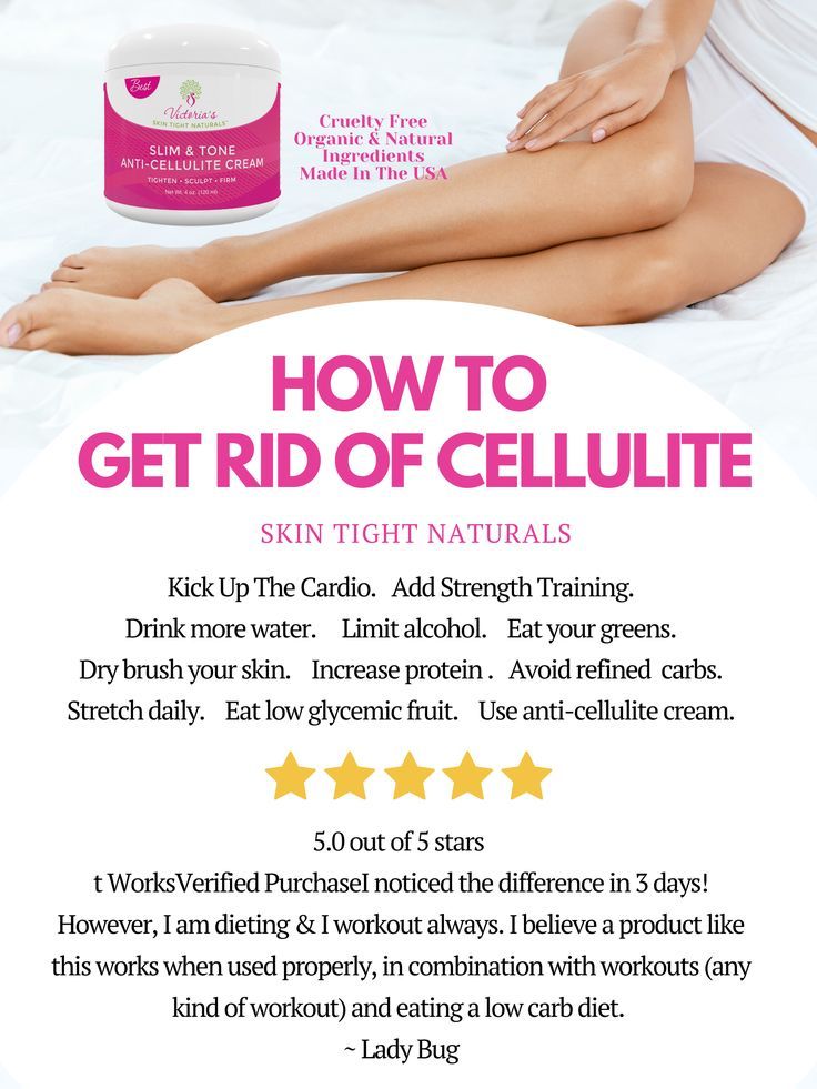 Get rid of cellulite with these ingredients