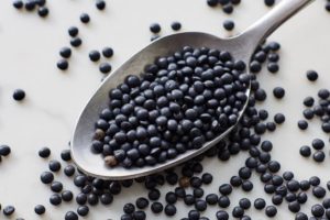 Black lentils