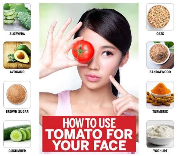 Get rid of dead skin cells with tomatoes