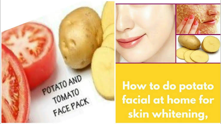 Use potatoes to whiten your skin