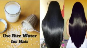 Rice for hair