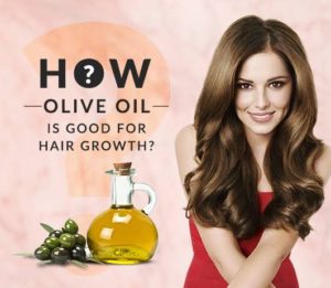 Olive oil for hair