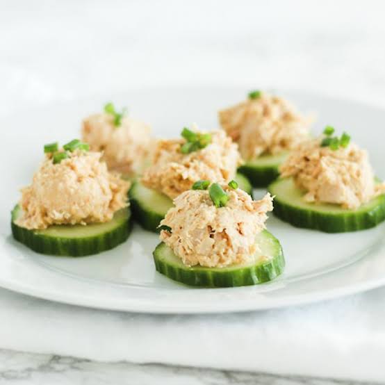 Tuna Cucumber Bites