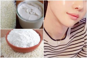 Ground rice and olive oil to fight melasma