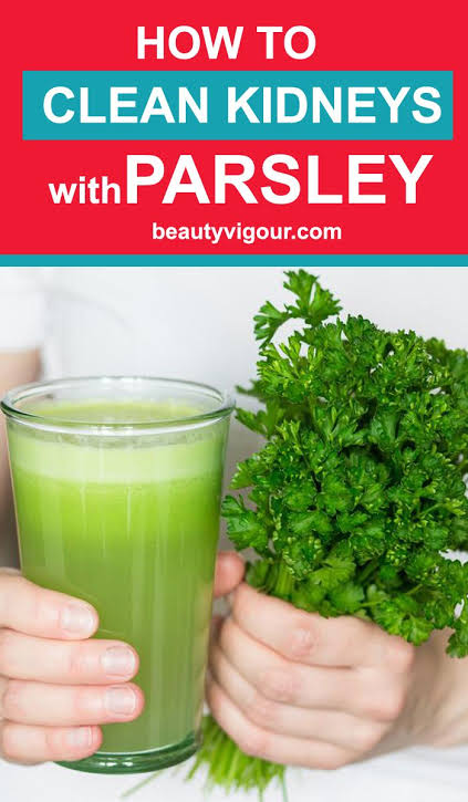 How to use parsley to clean the kidneys