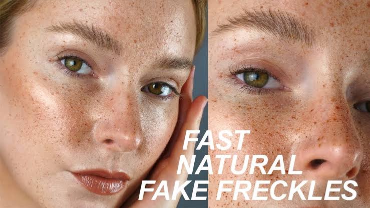 How to Make Fake Freckles?