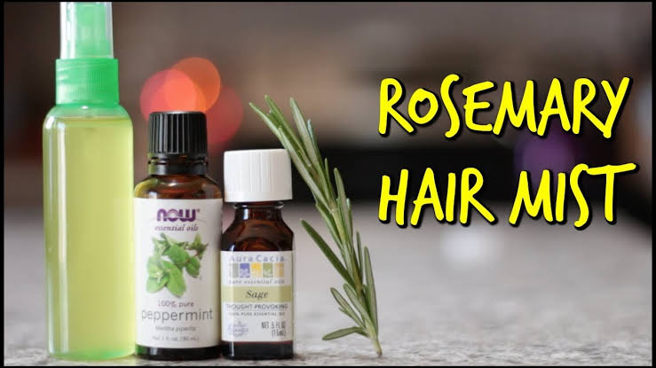 Hair growth with rosemary and mint recipe