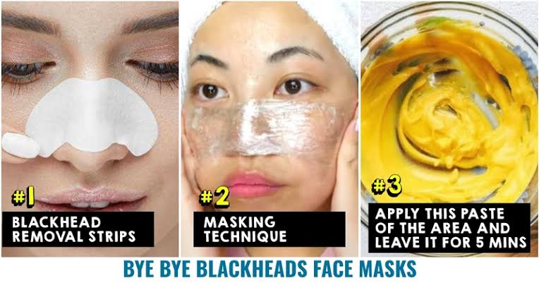 How to make an adhesive mask to remove blackheads