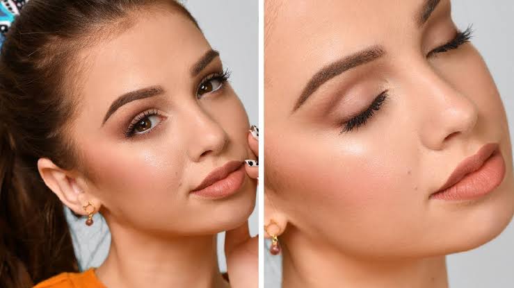 How do you put natural makeup in five steps?