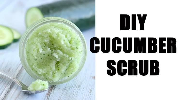 Cucumber scrubs for oily skin