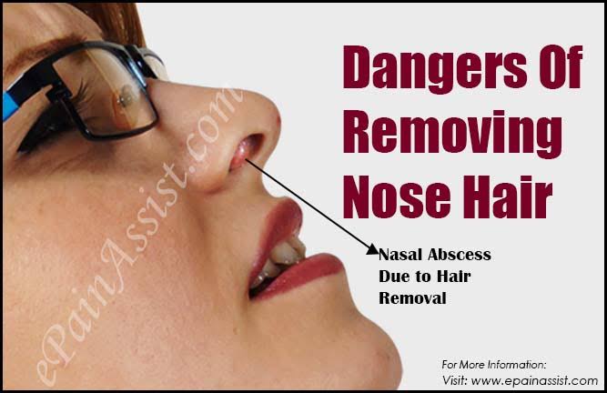 Nose hair removal can lead to death