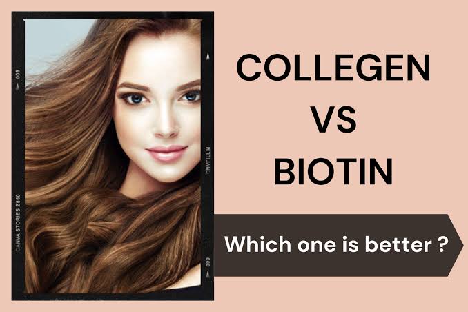 The difference between collagen and biotin for skin and hair What to choose?