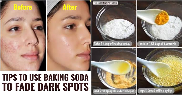 mixture in whitening the skin and eliminating dark spots