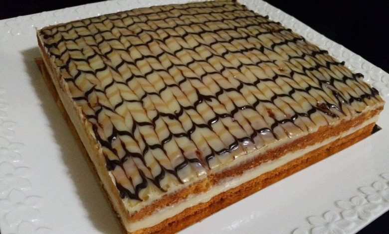 How to make a french mille feuille cake   