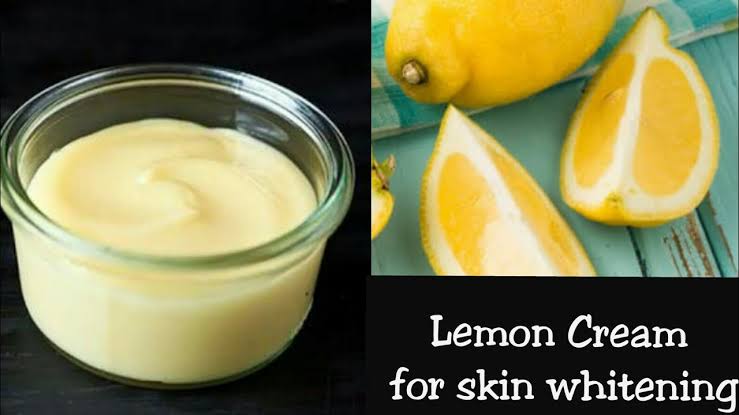 Wonderful lemon lotion to lighten the color of the sensitive area