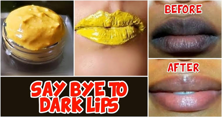 Mask to get pink lips in less than 5 minutes