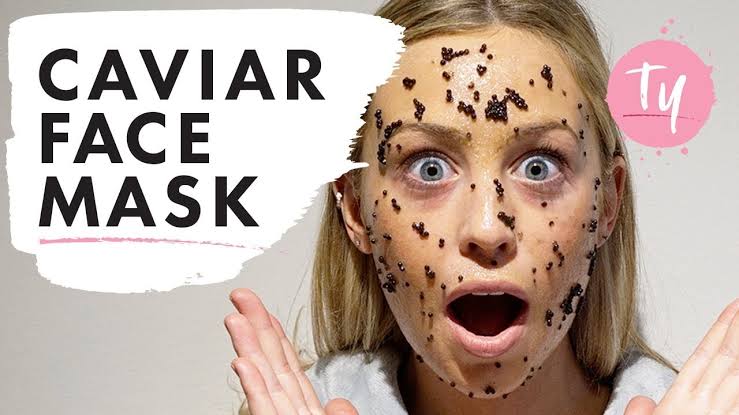 Caviar mask for Angelina Jolie skin