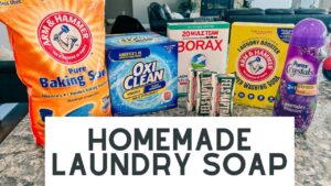 How to Make Laundry Detergent (Liquid or Powder Recipe)