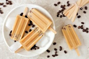 Chocolate Chip Coffee Popsicles