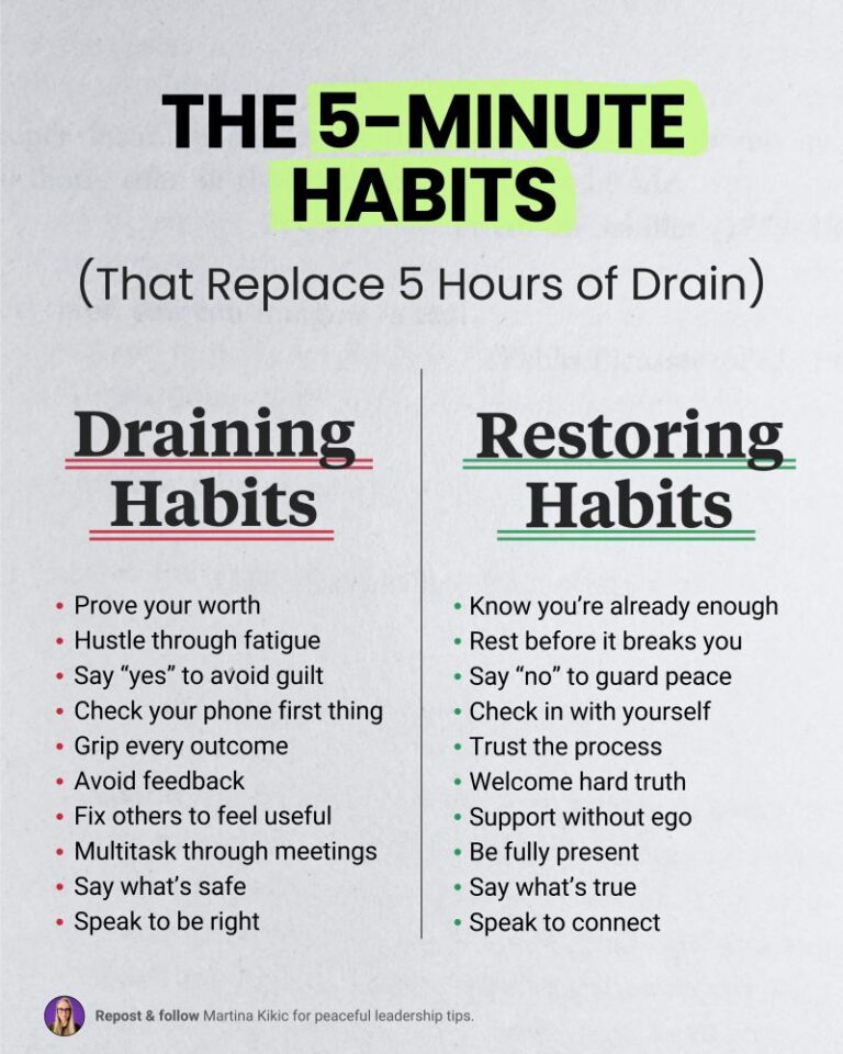 Always tired? 5 habits that drain your energy