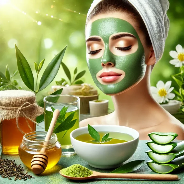 aloe vera gel be mixed with green tea for glowing skin